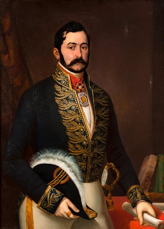 RUSSIAN OFFICER, SECOND QUARTER OF THE 19TH CENTURY.