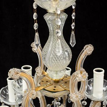 A chandelier from the second half of the 20th Century.