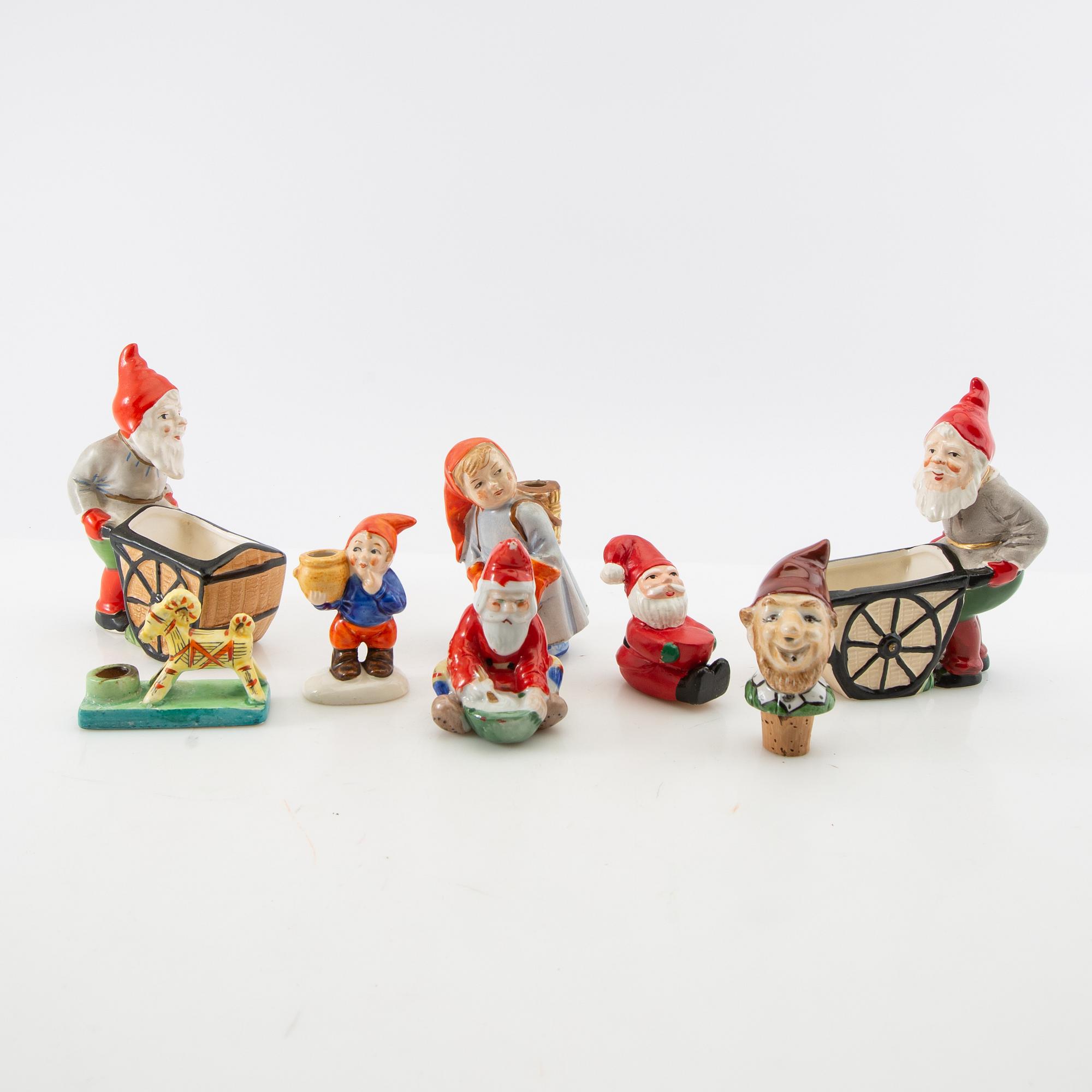 A collection of gnomes 35 pcs 20th century.