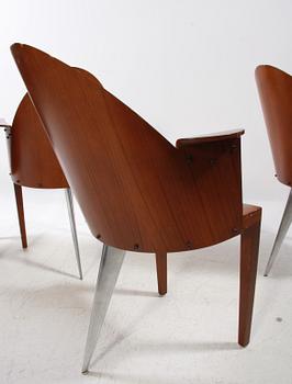 KARMSTOLAR, 4 st. "Royalton". Design Philippe Starck.
