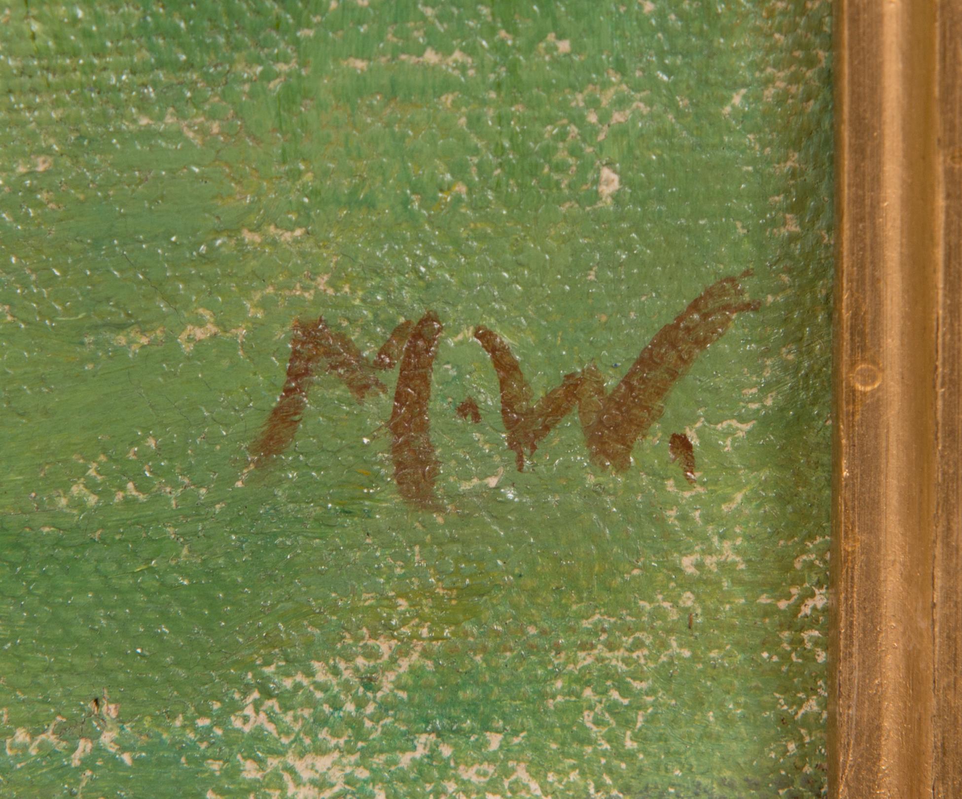 Maria Wiik, Hönsen utfodras.