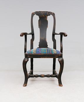 SKRIVSTOL, senbarock, 1700-tal.