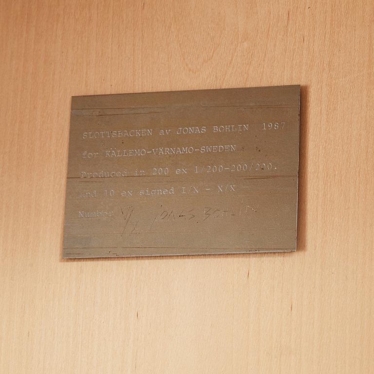 Jonas Bohlin, skåp "Slottsbacken", Källemo ca 1987.