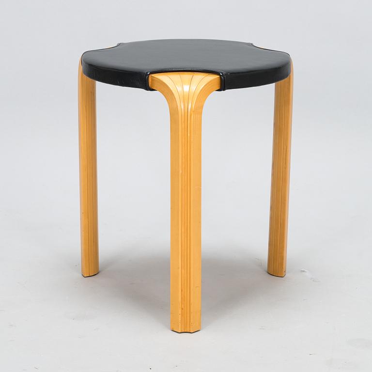 Alvar Aalto, a late 20th century 'X600' stool for Artek.