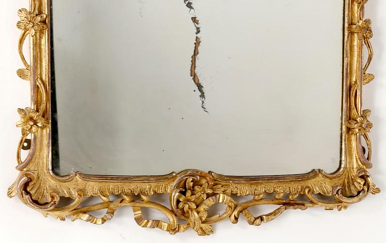SPEGEL, Louis XV-stil, 1800-tal.