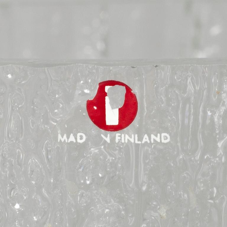 VAS, glas, "Pallas" signerad Tapio Wirkkala 3430. Iittala 1970-80.
