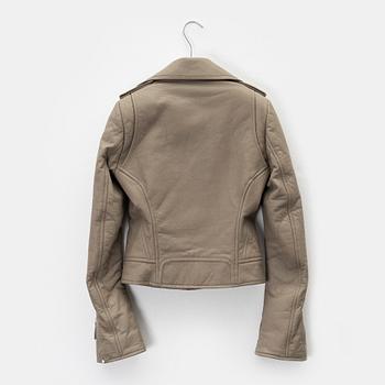Balenciaga, a leather jacket, size 36.