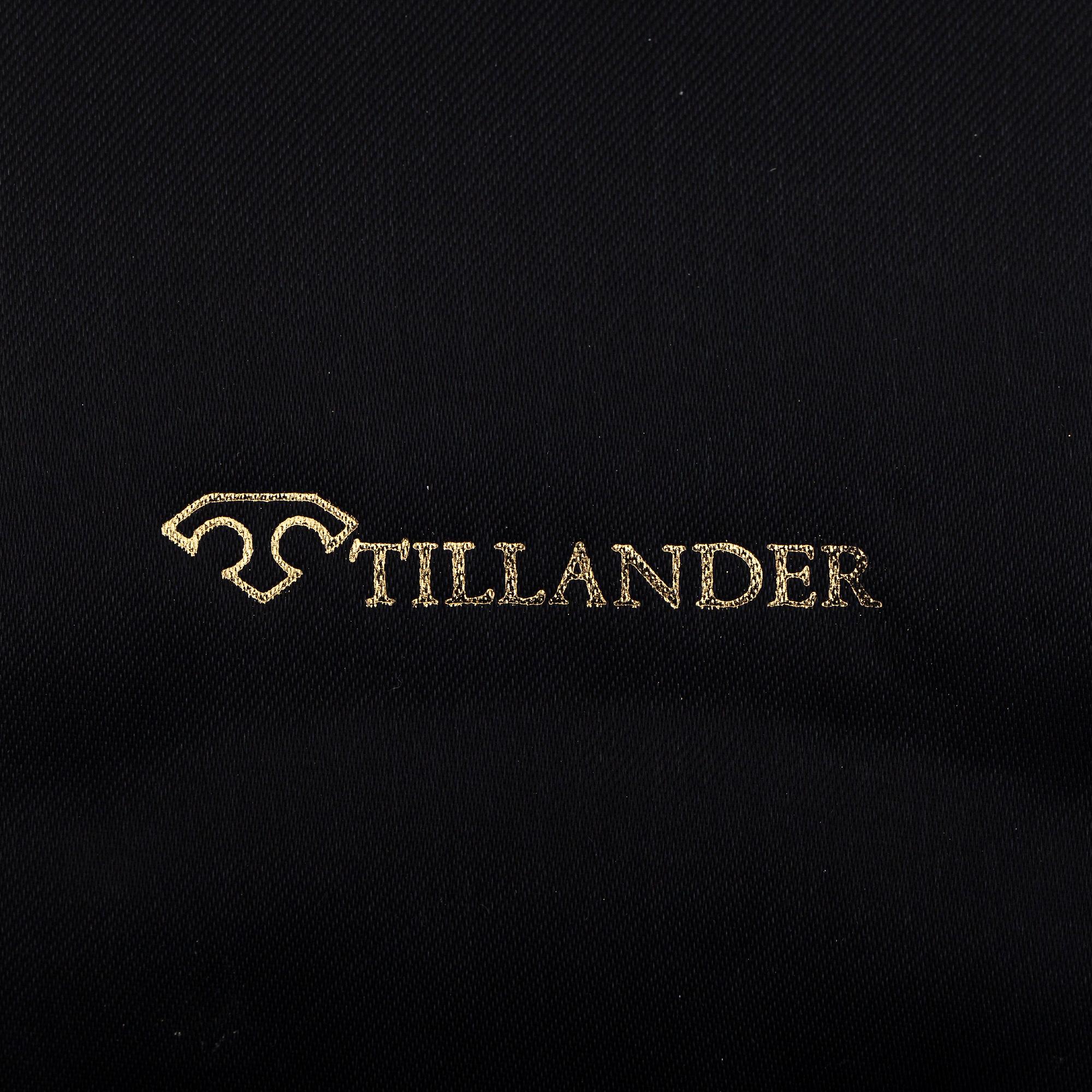 Necklace and earrings, brilliant cut diamonds, 18K white gold and gold. A. Tillander, Helsinki.