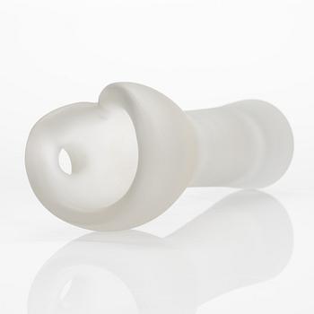Timo Sarpaneva, a glass vase, signed Timo Sarpaneva Iittala.