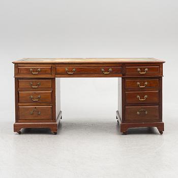 A 20th century writing desk, England.