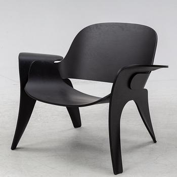 Chris Martin, a stained oak 'Rose chair', Massproductions.