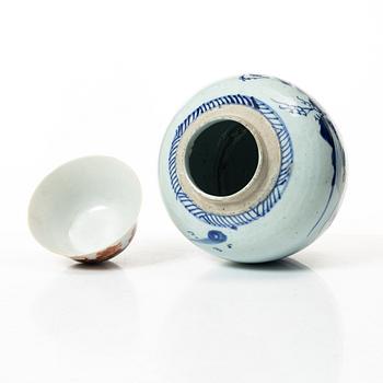 Parti porslin, 5 delar, kina, 1700-1900-tal.