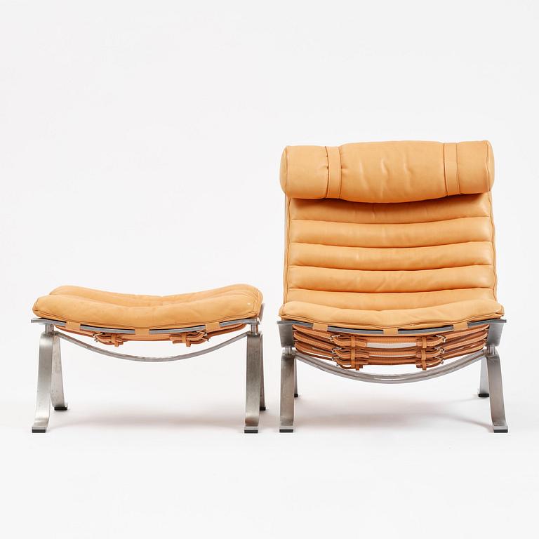 Arne Norell, an “Ari” easy chair with ottoman, Norell Möbel, Aneby.