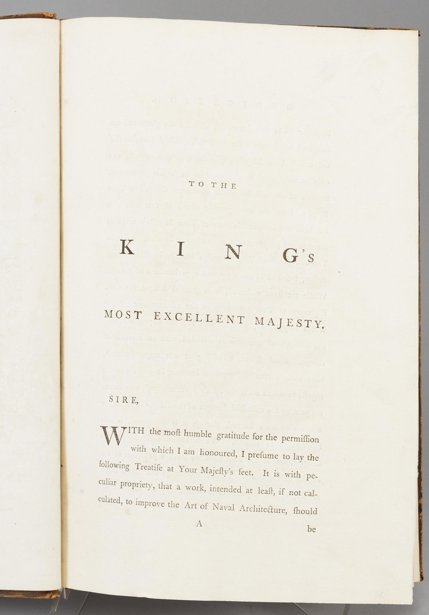 BOOK, ”Naval Architecture or the rudiments and rules of Ship Building, exemplified in a series of draughts and plans”.