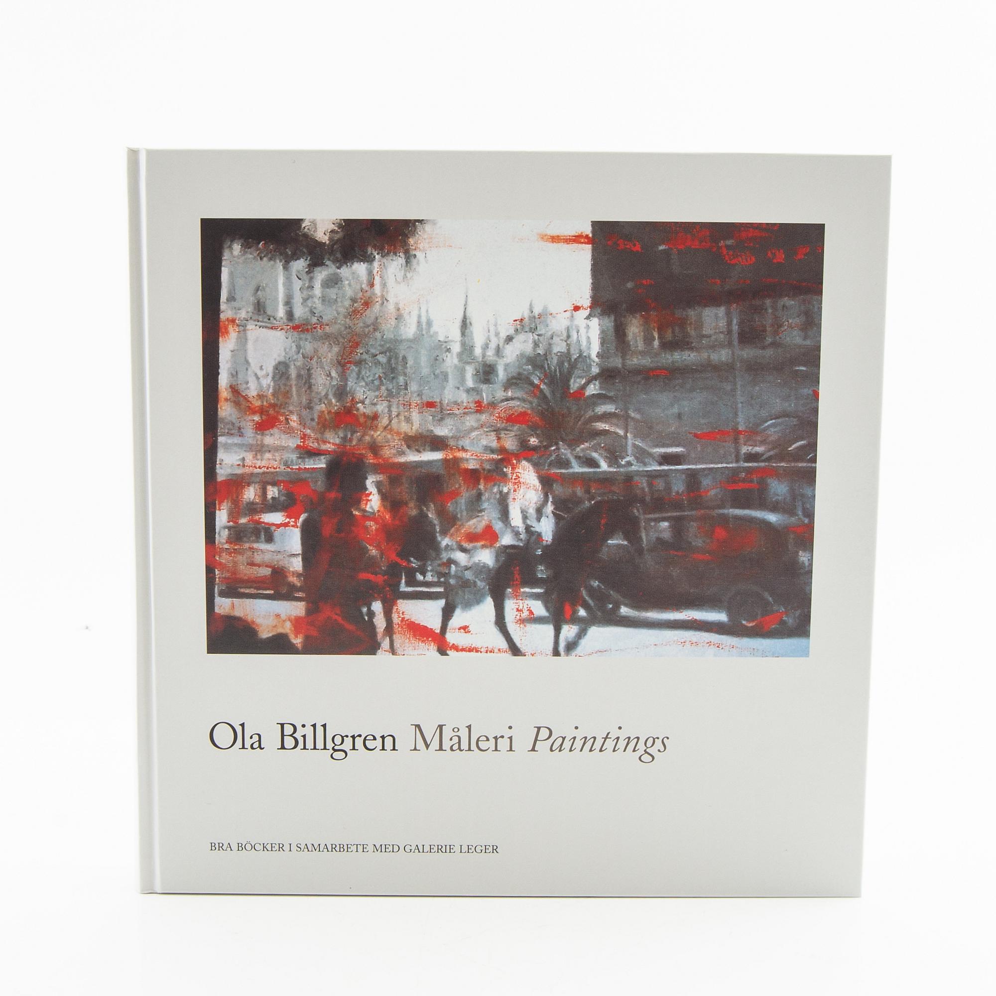 Ola Billgren, still life and book, "Måleri/Paintings".