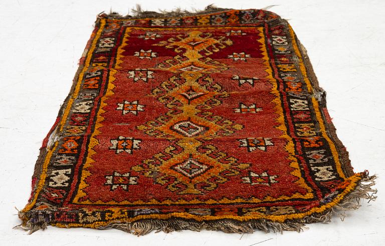 An Antique Anatolian Pillow, possibly from the Sivas area, c. 118 x 60 cm.