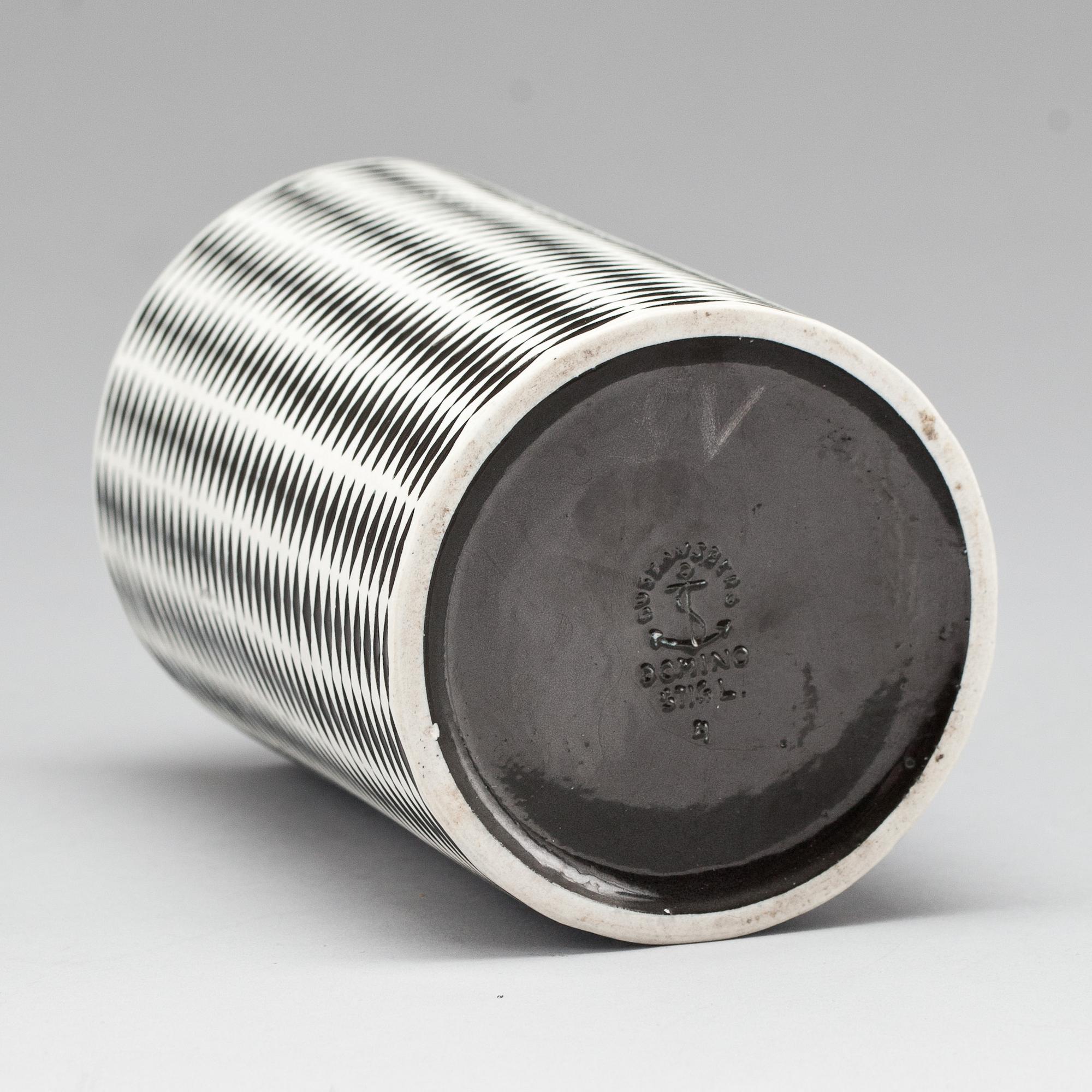 VAS, keramik, "Domino", Stig Lindberg Gustavsberg.