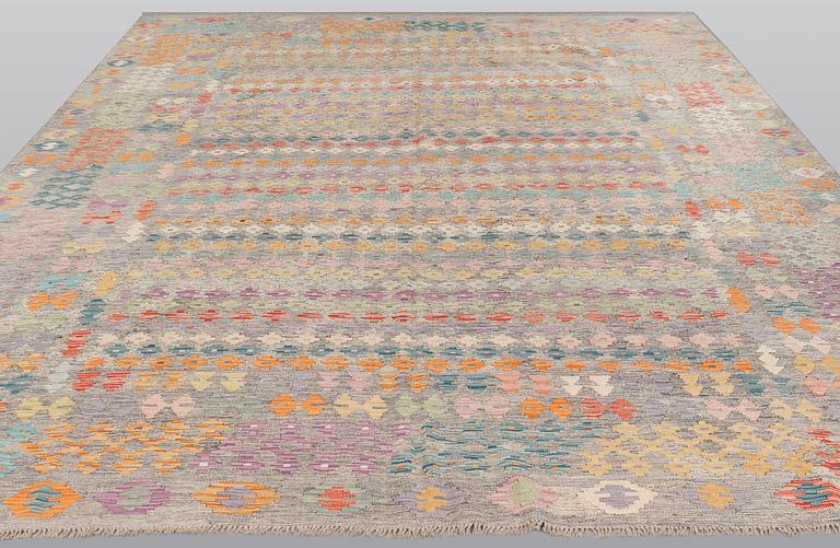 A carpet, Kilim, ca 390 x 314 cm.