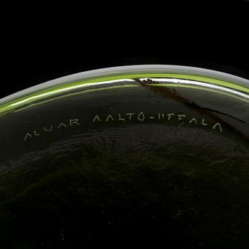 Alvar Aalto, lautanen malli3900-37, signeerattu Alvar Aalto Iittala. 1950-luku.