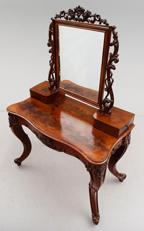 TOALETTBORD, senempire, 1800-talets mitt.