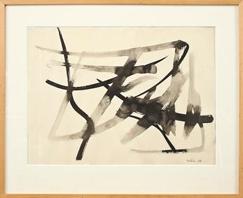RICHARD MORTENSEN, tusch, sign o dat 54.