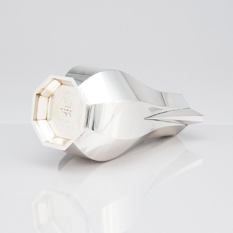 Wiwen Nilsson, a sterling silver pitcher, a 'hot water jug,' Lund, Sweden 1941.