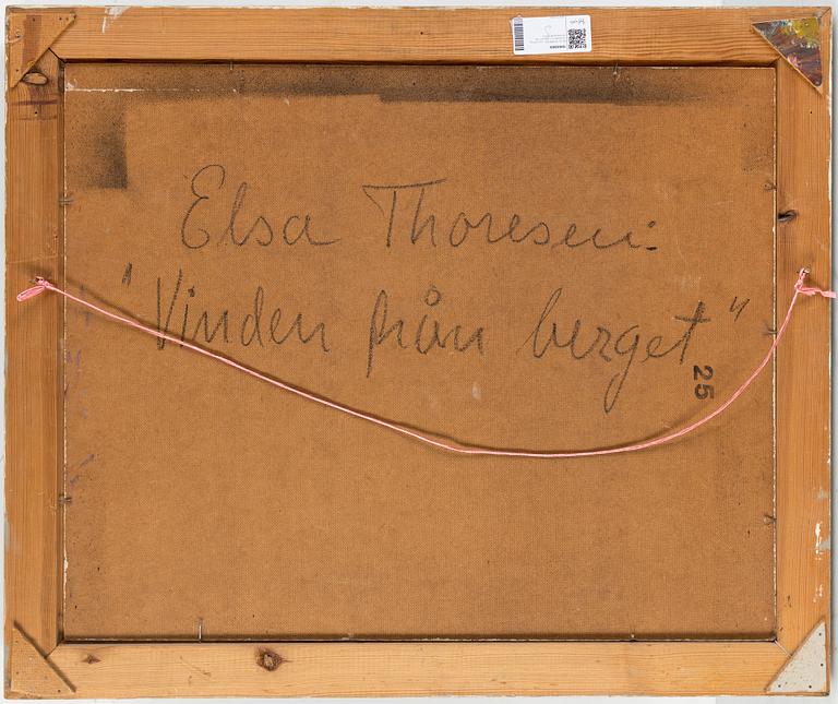 ELSA THORESEN, oil on panel, signed and dated -44.