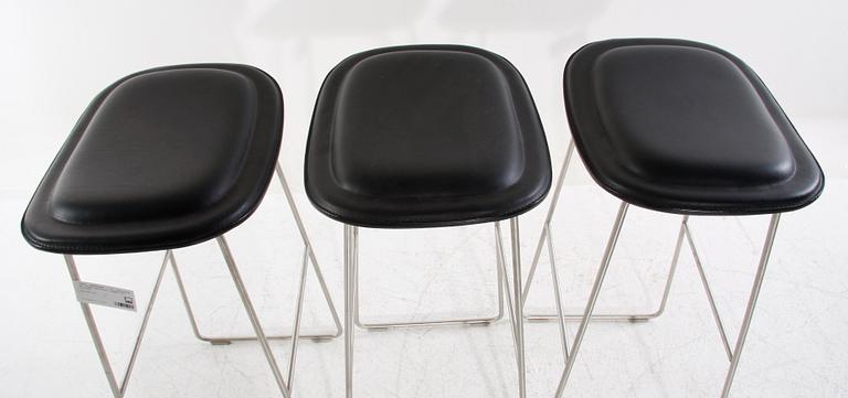 BARSTOLAR, 3 st. Designade av Jasper Morrison, Cappellini, Italien.