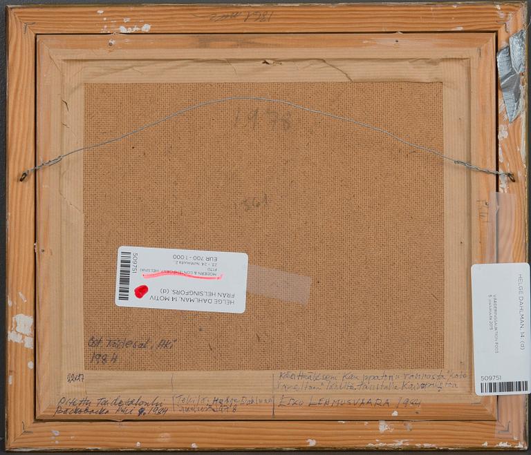 Helge Dahlman, MOTIF FROM HELSINKI.