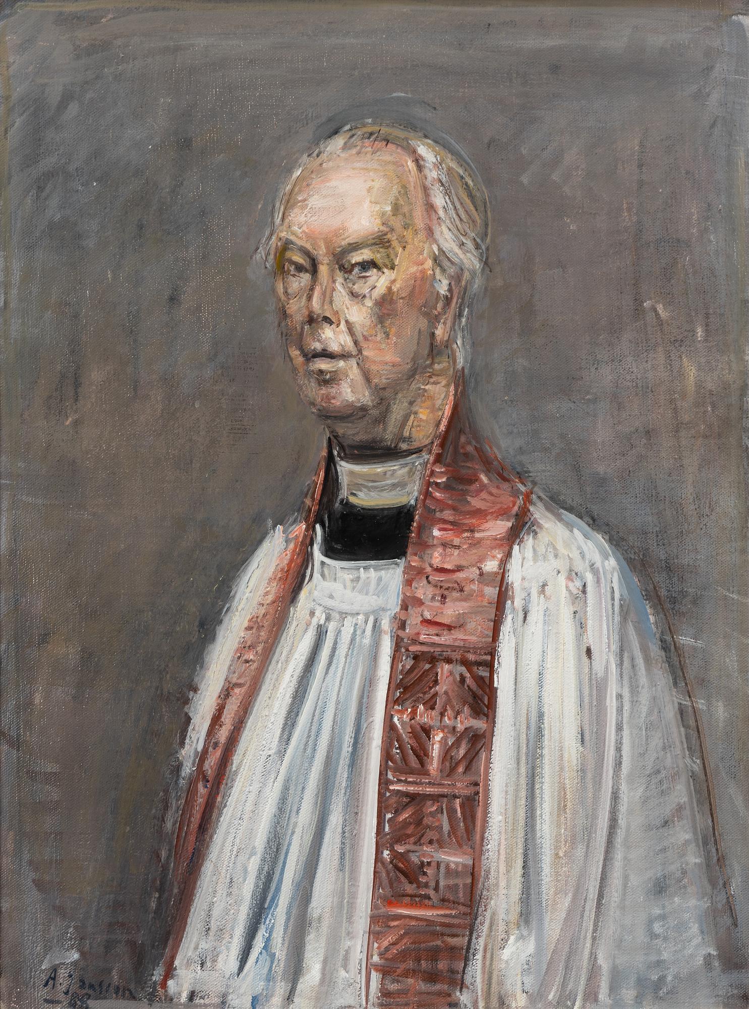 Alvar Jansson, Portrait of the parish priest Per-Arne Dahlin.