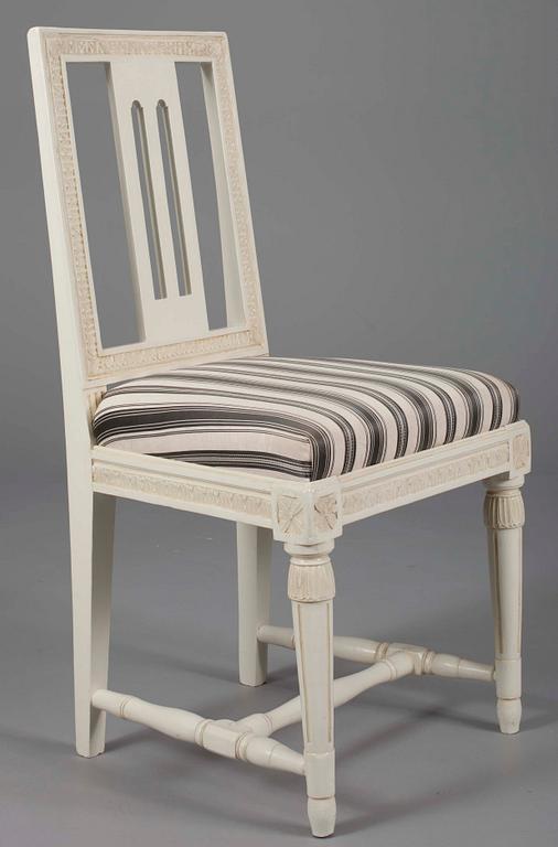 STOL. gustaviansk, 1700/1800-talets sekelskifte.