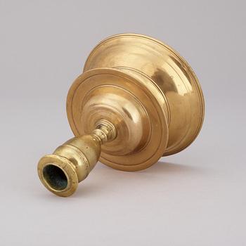 A Swedish Baroque candlestick, circa 1700.