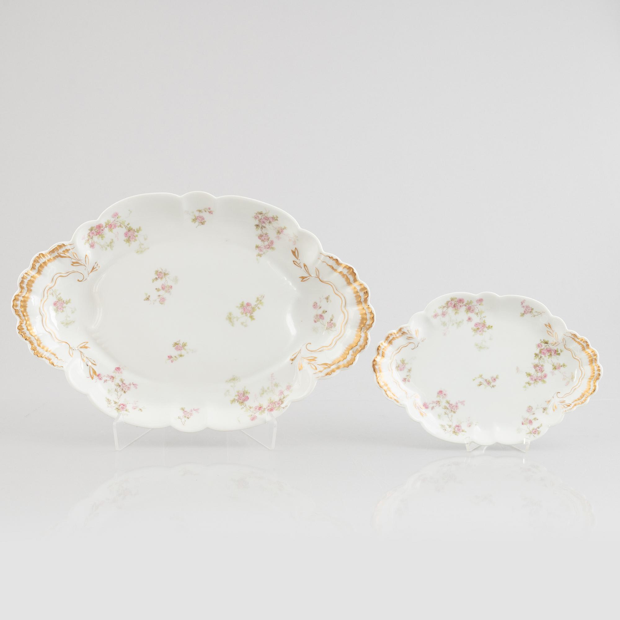 Servisdelar, 29 st, porslin, Haviland & Co, Limoges, Frankrike.