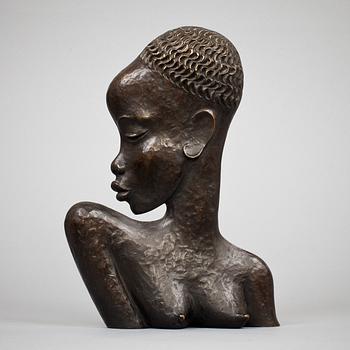 SKULPTUR, mässing, Karl Hagenauer, Wien, 1900-talets andra hälft.