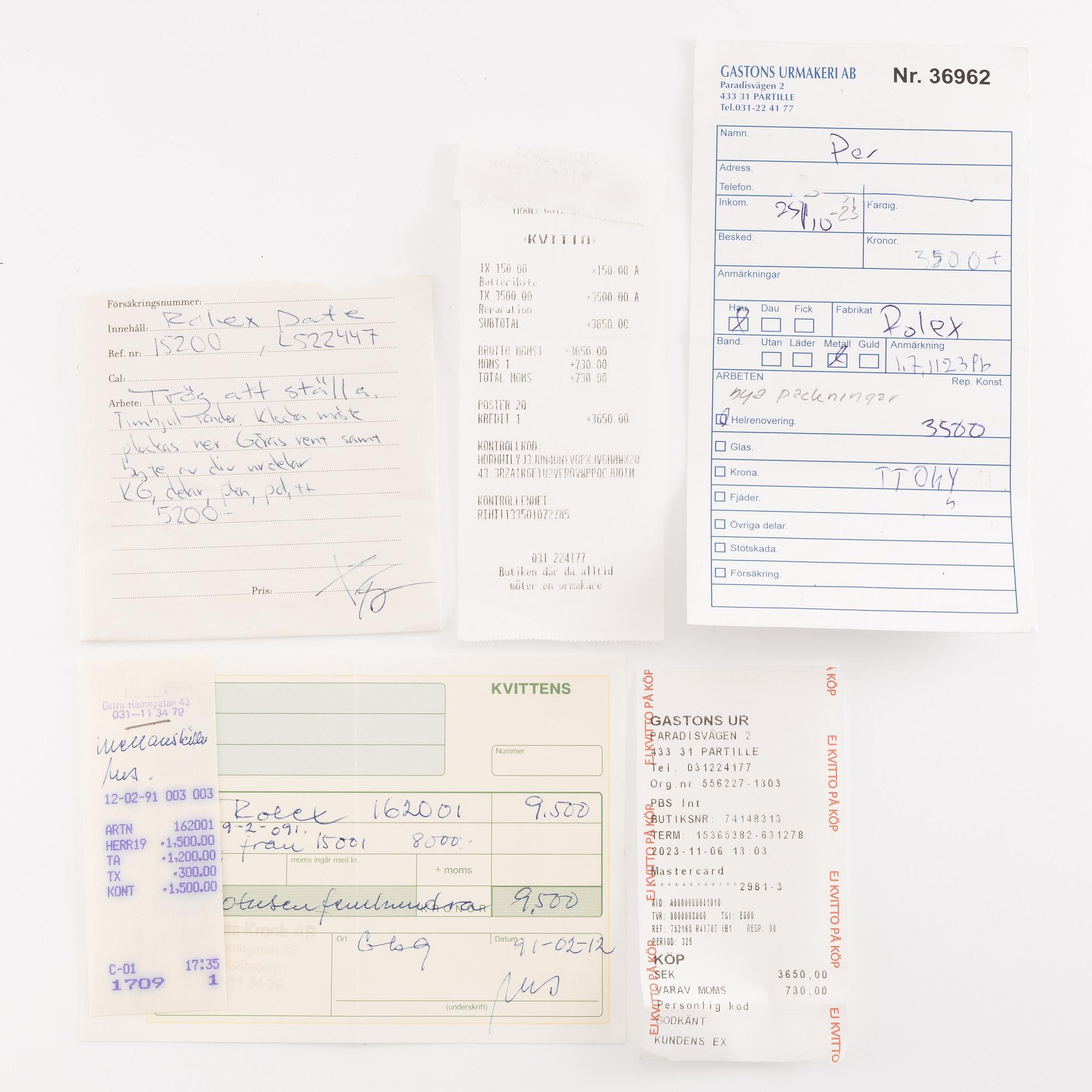 Rolex, Oyster Perpetual, Date, wristwatch, 34 mm.