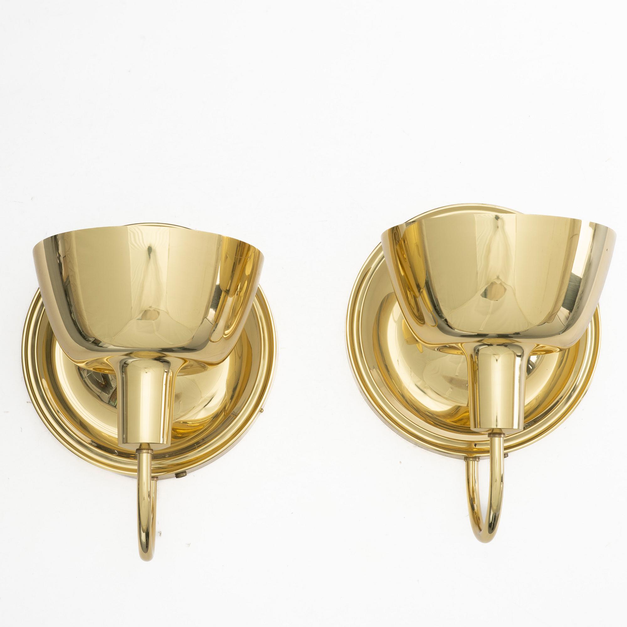 Josef Frank, wall lamps, a pair, model 2389, Svenskt Tenn.