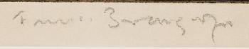 FRANK BRANGWYN, akvatintetsning, sign.