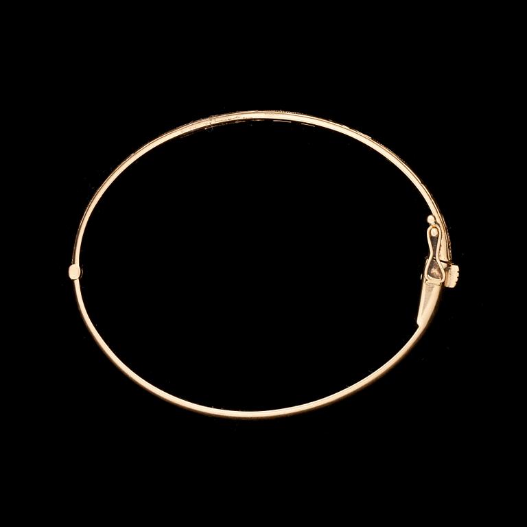 ARMRING, 18k, vikt ca 25 g.