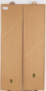 A pair of Chinese paintings, ink on paper, 19th century. Signed Chen Taichu, achieved Juren 1843.