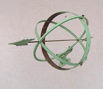 SOLUR, grönpatinerad metall, 1900-talets andra hälft.