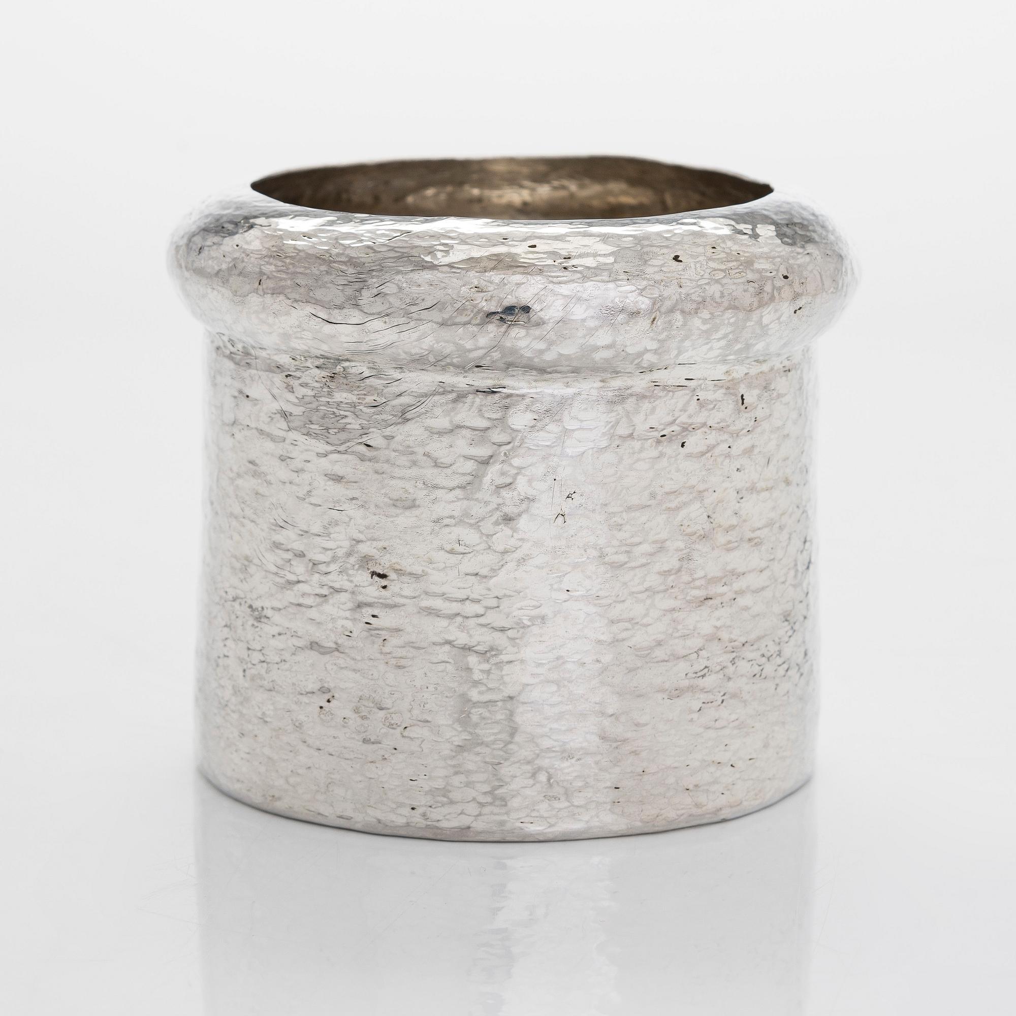 Björn Weckström, a silver jar, Helsinki 1962.