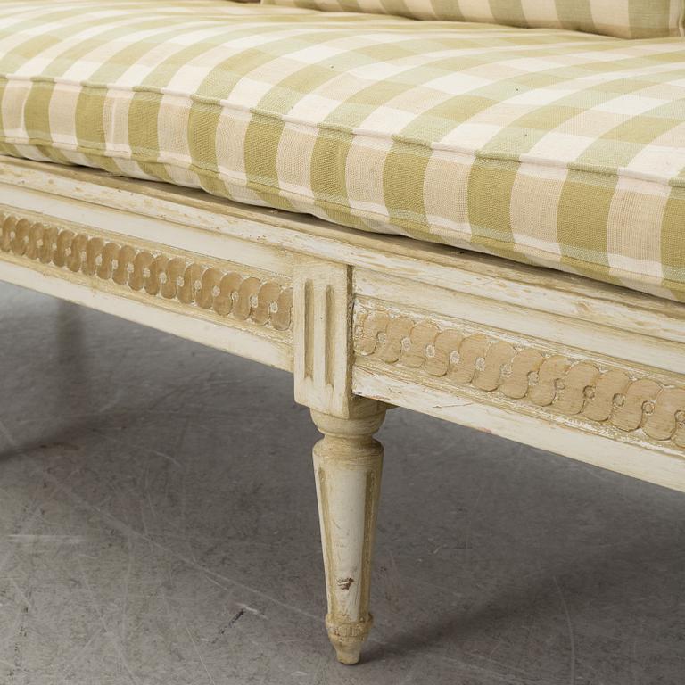 Trågsoffa, gustaviansk, 1700-tal.