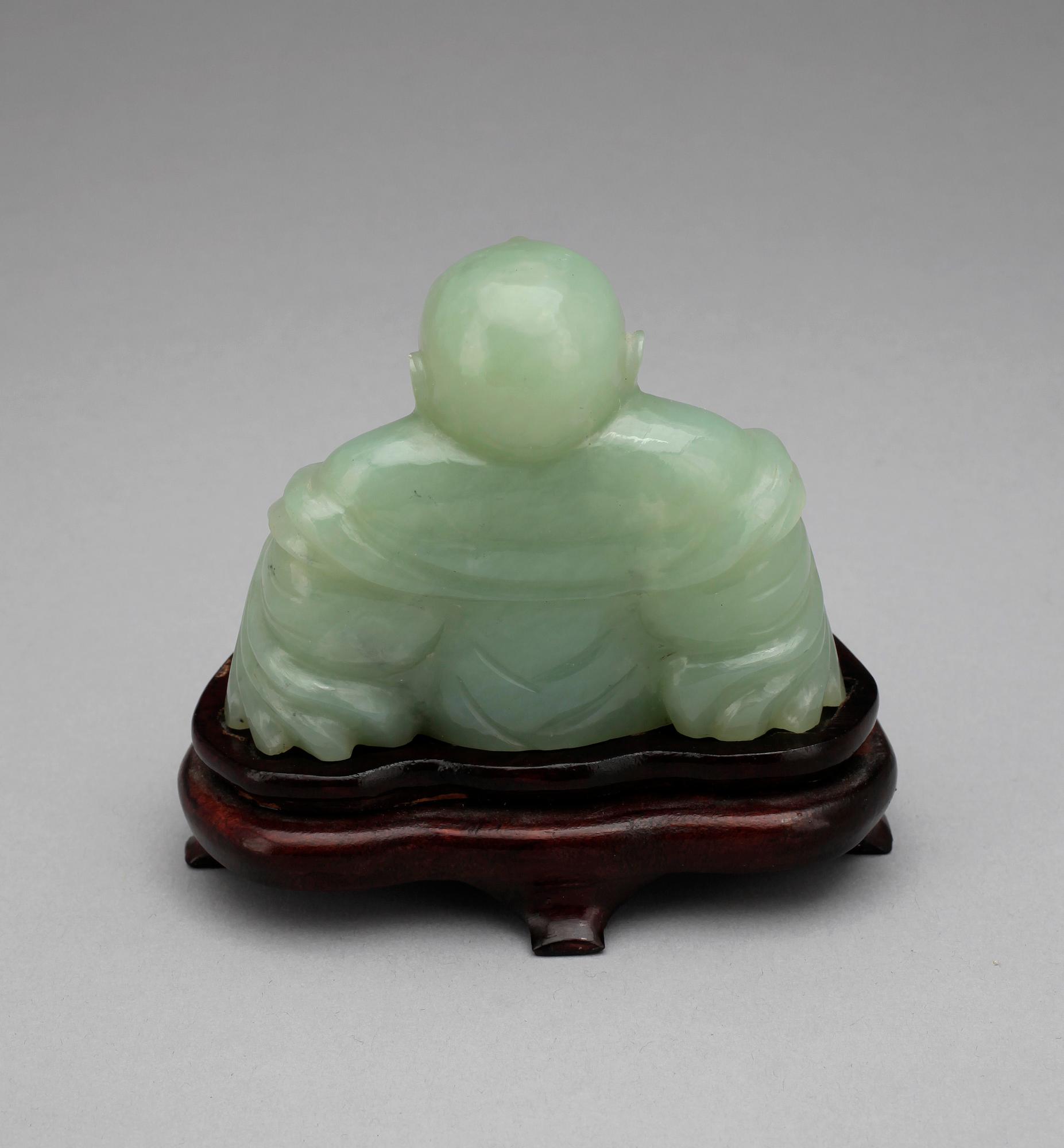 BUDDHA, nefrit, Kina, 1900-tal.