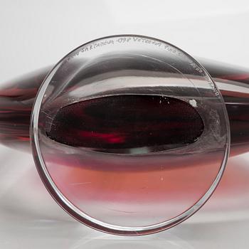 Timo Sarpaneva, skulptur, "Clamitatio" (Skriket) signerad Timo Sarpaneva 1998 Pino Signoretto Murano.