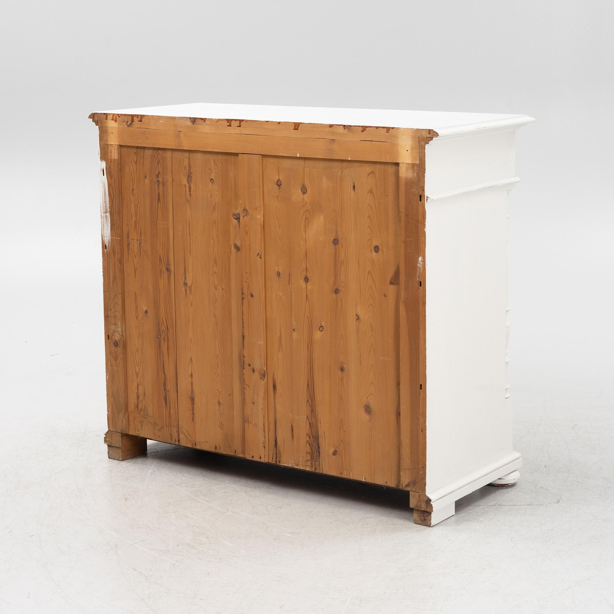 A painted sideboard, circa 1900.