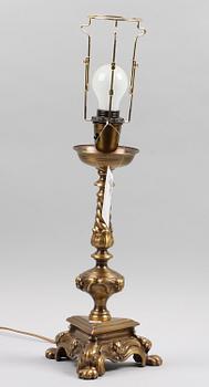 BORDSARMATUR, mässing, barockstil, 1900-talets första hälft.