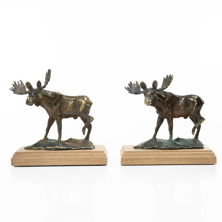 Torbjörn Forsberg, Moose bulls, 2 pcs.