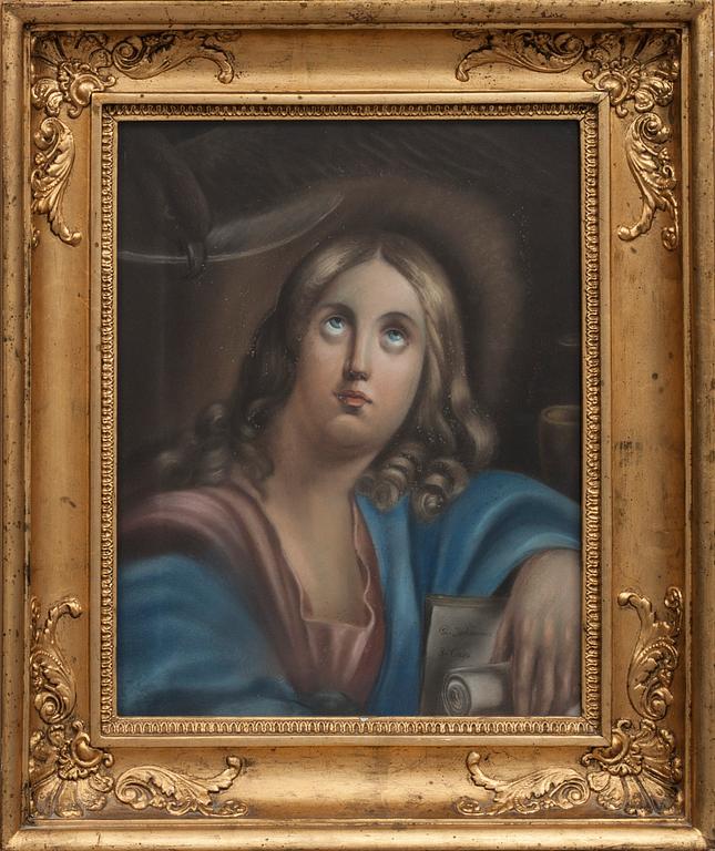 OKÄND KONSTNÄR, pastell, 1800-tal.