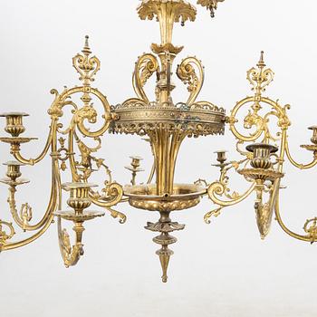 Chandelier Neo-Renaissance circa 1900.