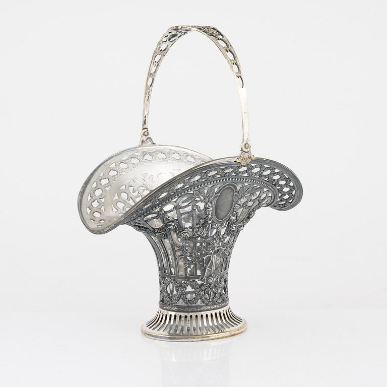 WMF, basket, new silver, first half of the 20th century.